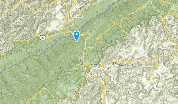 Pound, Virginie Map