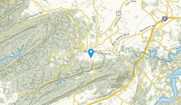Pulaski, Virginia Map