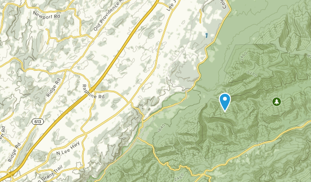 Raphine, Virginie Map