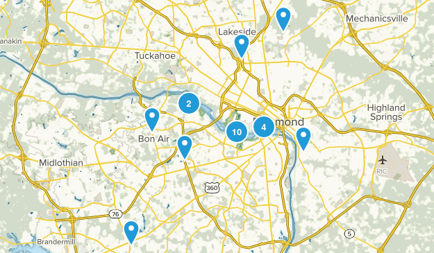Richmond, Virginia Map