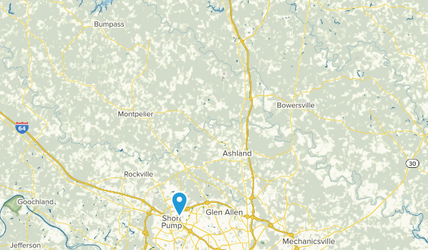 Ruther Glen, Virginia Map