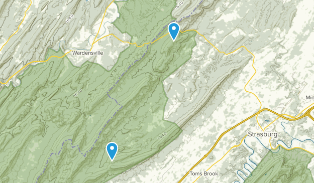 Star Tannery, Virginia Map