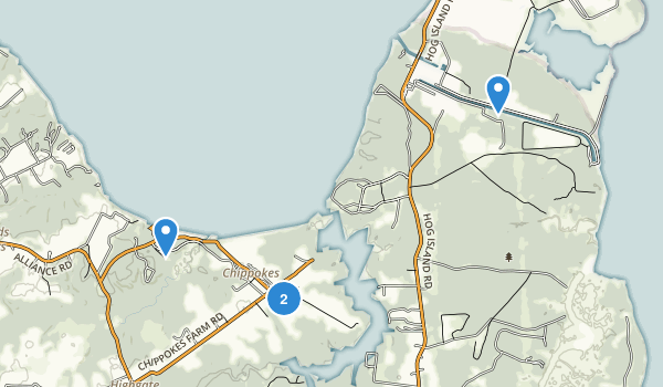 Surry, Virginia Map