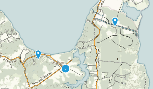 Surry, Virginia Map