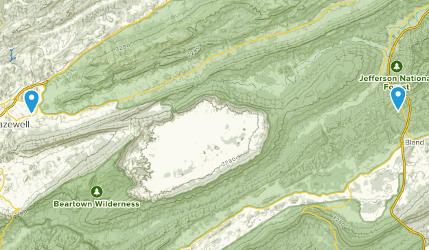 Tazewell, Virginia Map