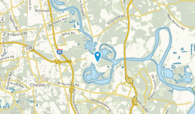 Varina Farm, Virginia Map