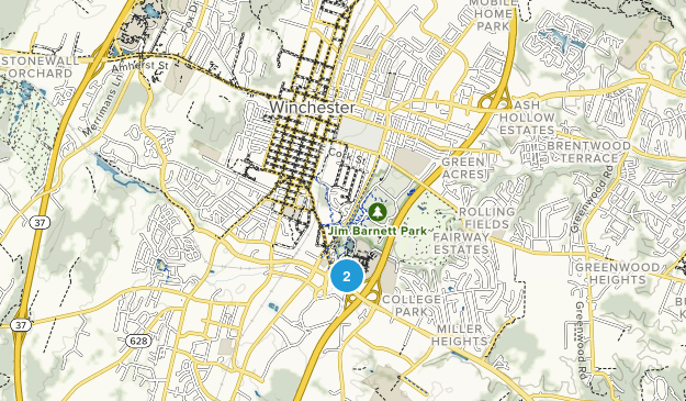 Winchester, Virginia Map
