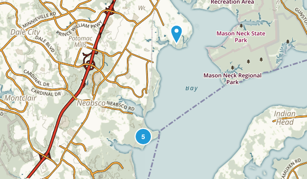 Woodbridge, Virginia Map