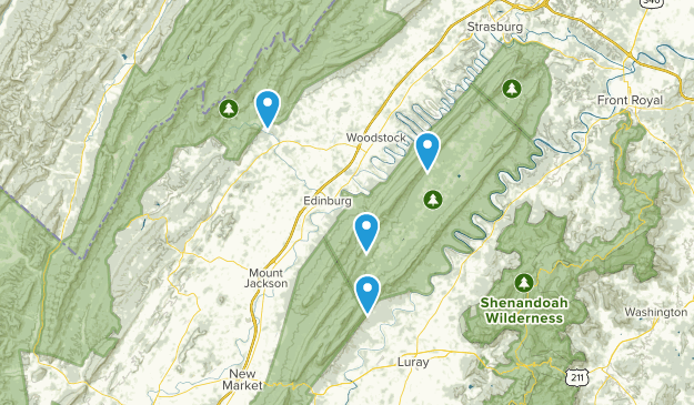 Woodstock, Virginia Map