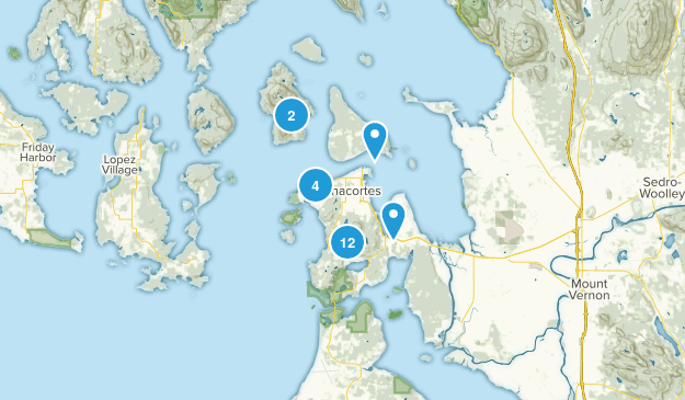 Anacortes, Washington Map