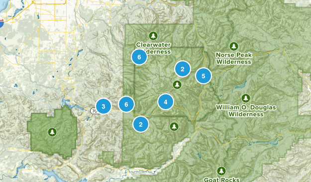 Ashford, Washington Map
