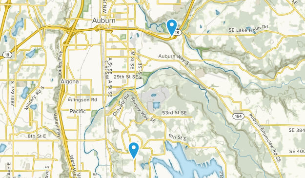 Auburn, Washington Map