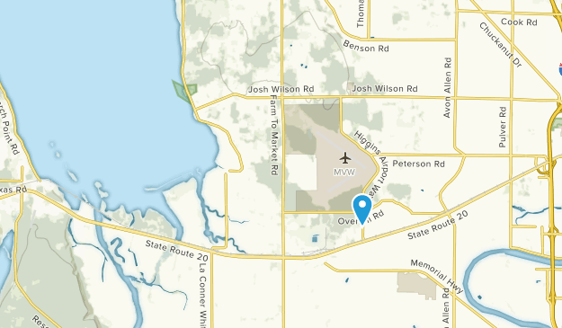 Bay View, Washington Map