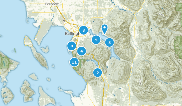 Bellingham, Washington Map