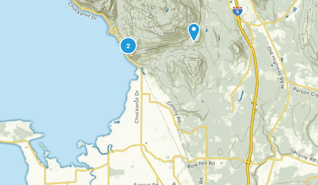Bow, Washington Map