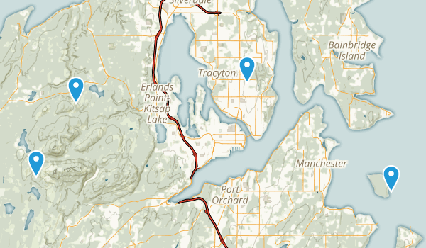 Bremerton, Washington Map