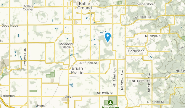 Brush Prairie, État de Washington Map