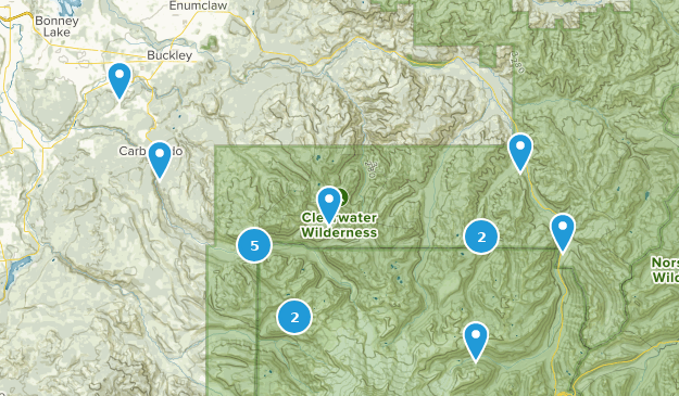 Buckley, Washington Map
