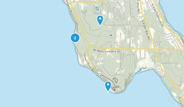 Camano, Washington Map
