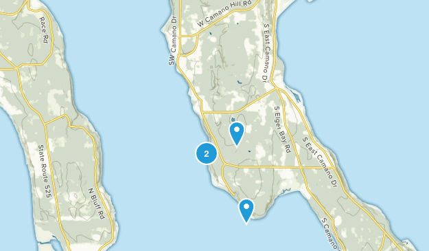Camano, Washington Map