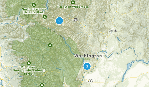 Chelan, Washington Map