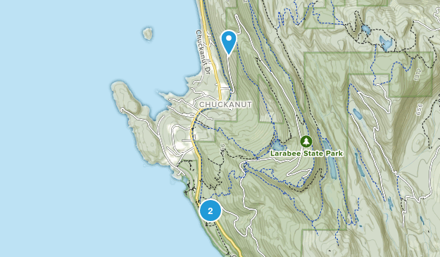 Chuckanut, Washington Map