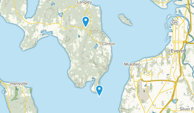 Clinton, Washington Map