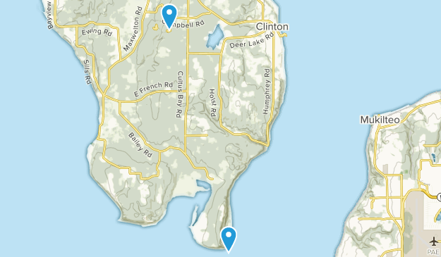 Clinton, Washington Map