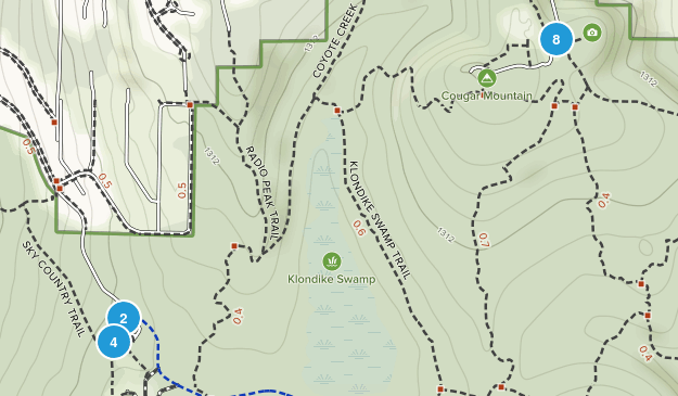 Coal Creek, Washington Map