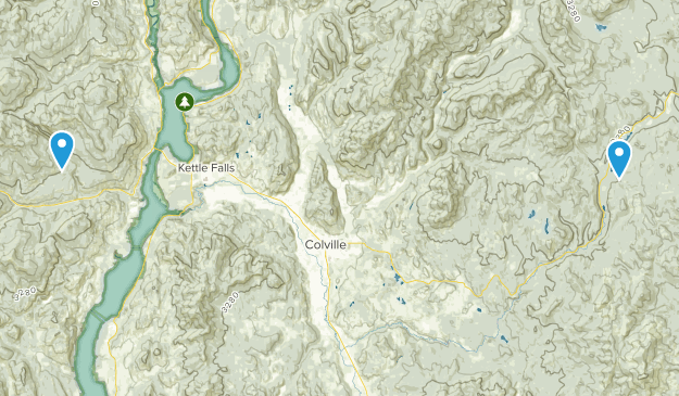 Colville, Washington Map