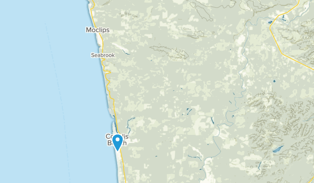 Copalis Crossing, Washington Map