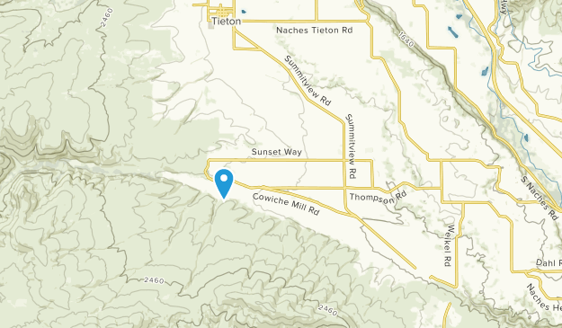 Cowiche, Washington Map