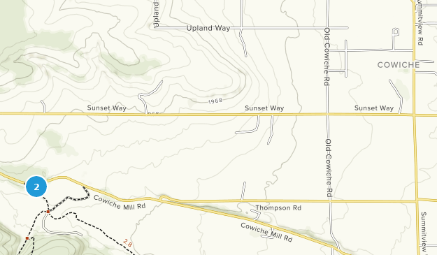 Cowiche, Washington Map