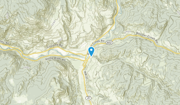 Curlew, Washington Map