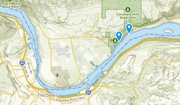 Dallesport, Washington Map