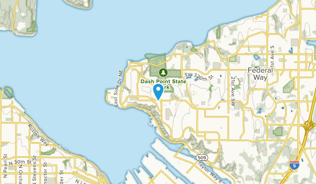 Dash Point, Washington Map