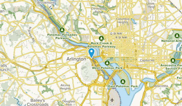 Ft Myer, District of Columbia Map