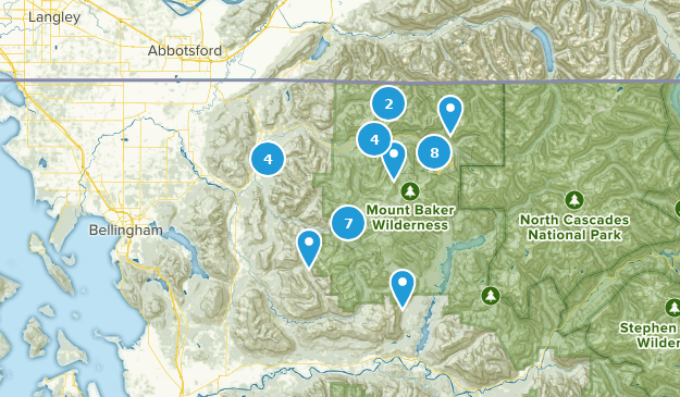 Deming, Washington Map