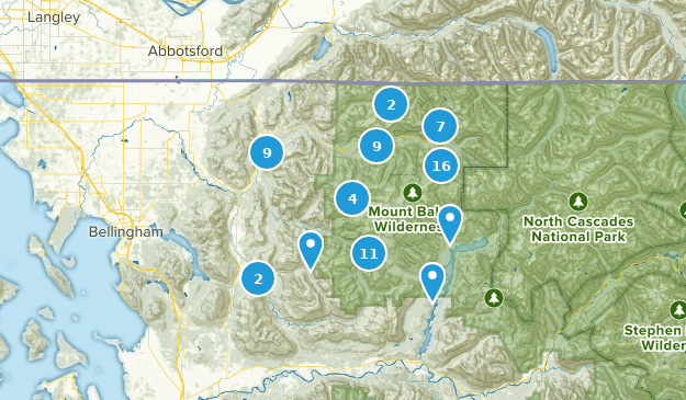 Deming, État de Washington Map
