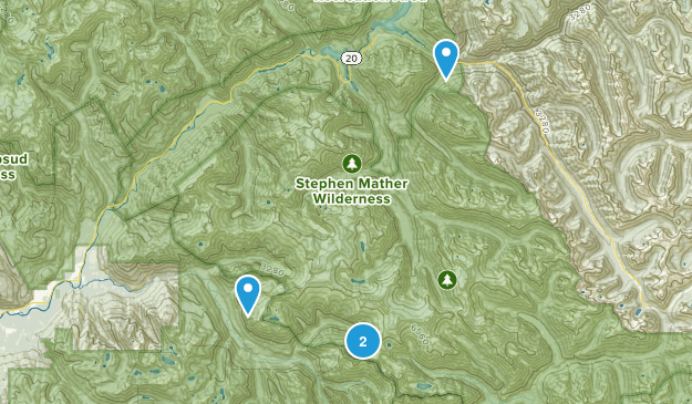 Diablo, Washington Map