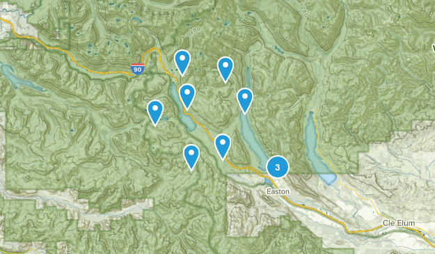 Easton, Washington Map