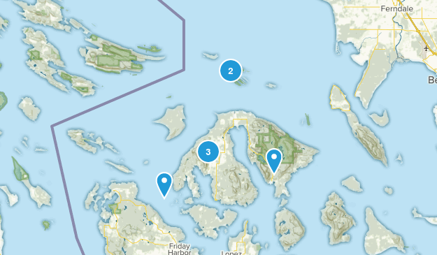 Eastsound, Washington Map