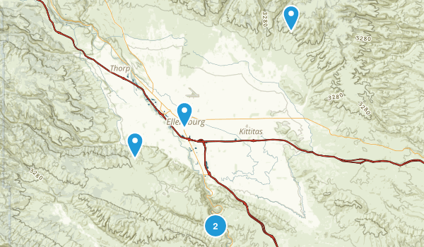 Ellensburg, Washington Map