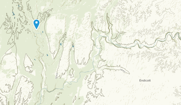 Endicott, Washington Map