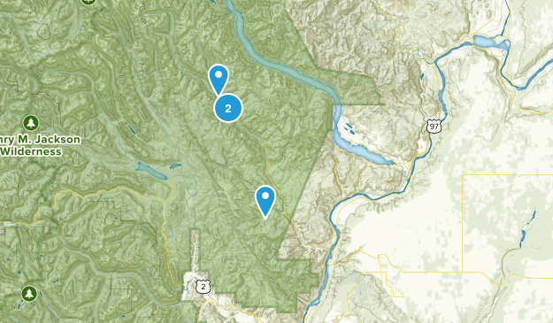 Entiat, Washington Map