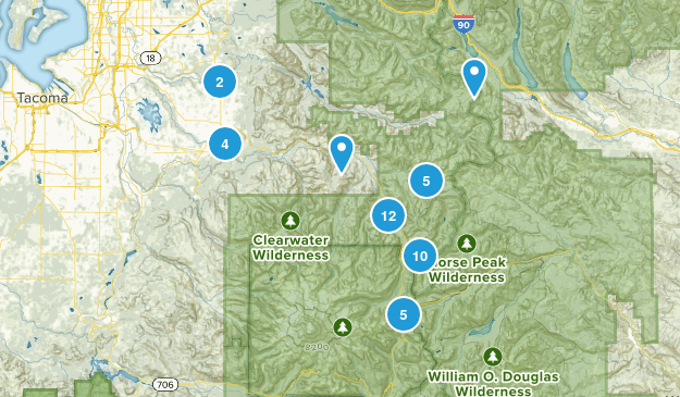 Enumclaw, Washington Map