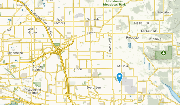 Five Corners, Washington Map