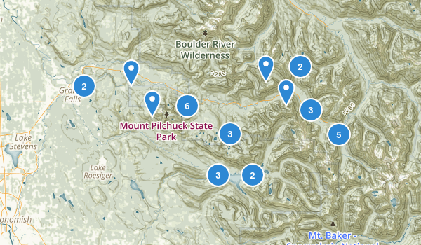 Granite Falls, Washington Map
