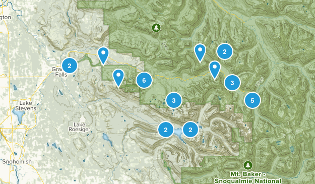 Granite Falls, Washington Map