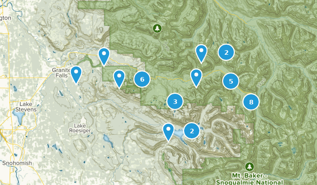 Granite Falls, Washington Map